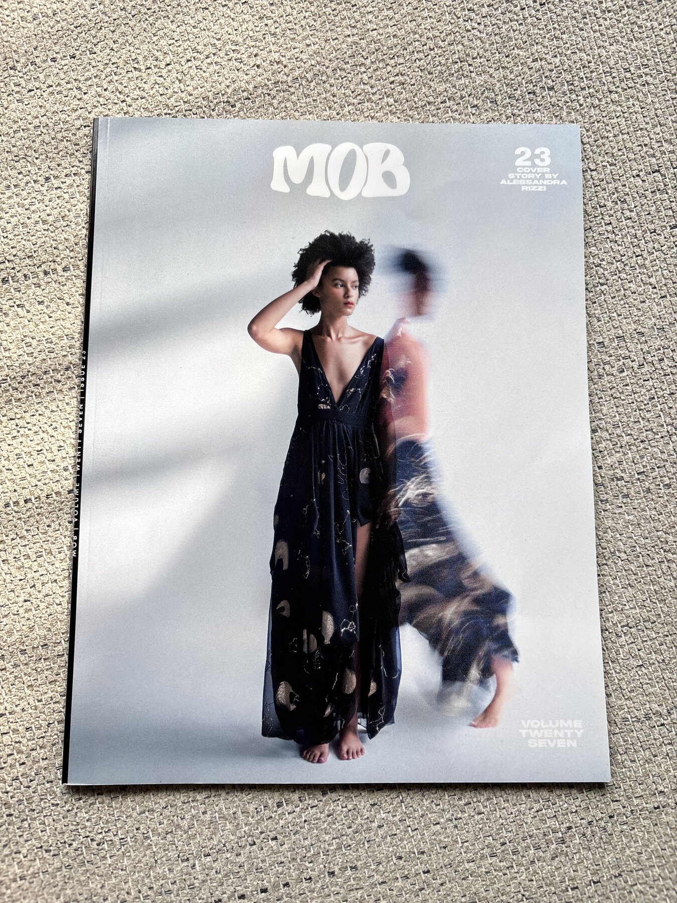 Cover of MOB magazine, Volume Twenty Seven, Issue #23, the IT GIRL cover story by Alessandra Rizzi.